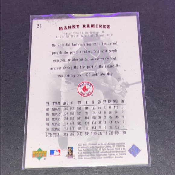 Manny Ramirez cards (3) 2001-2006 - Picture 4 of 8